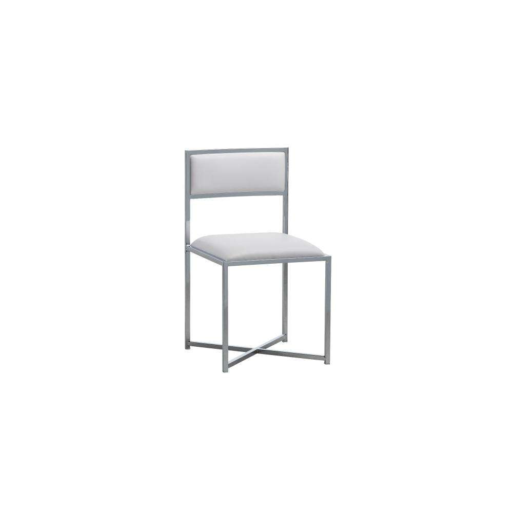 Modus Furniture - Amalfi X-Base Chair in White (Set of 2) - 1AA466X veiw 3