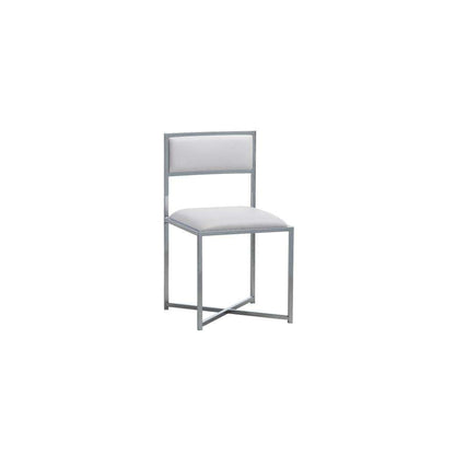 Modus Furniture - Amalfi X-Base Chair in White (Set of 2) - 1AA466X veiw 3