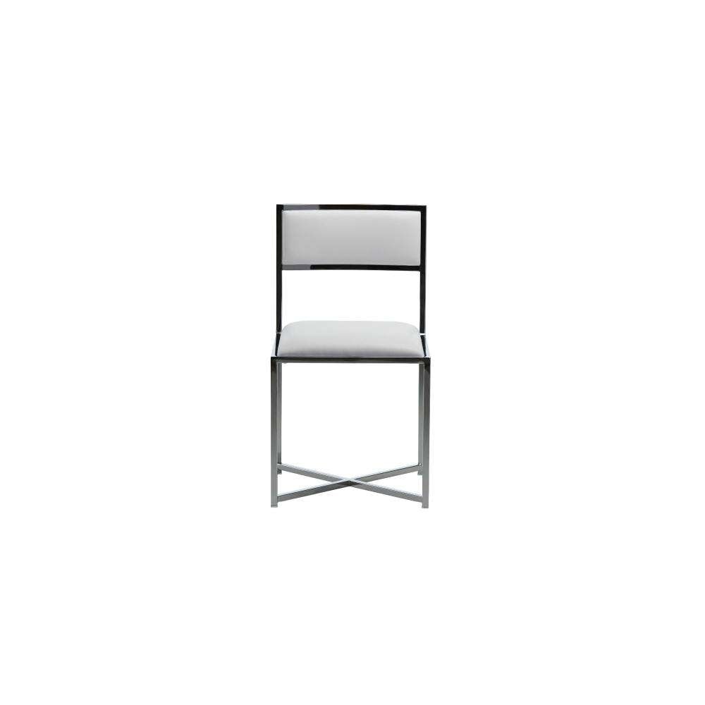 Modus Furniture - Amalfi X-Base Chair in White (Set of 2) - 1AA466X veiw 4