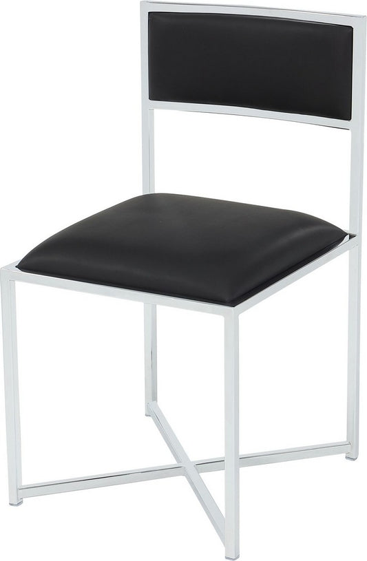Modus Furniture - Amalfi X Base Chair -Soot/Chrm - 1AZV66X_1 view 1