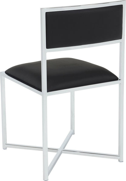 Modus Furniture - Amalfi X Base Chair -Soot/Chrm - 1AZV66X_1 view 4