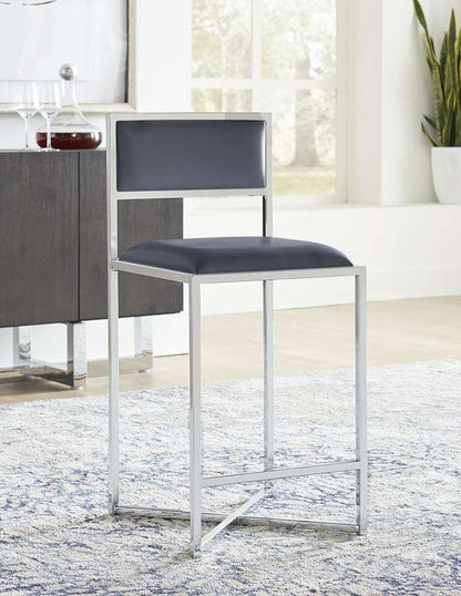 Modus Furniture - Amalfi X-Base Counter Stool in Cobalt (Set of 2) - 1AE870X veiw 1