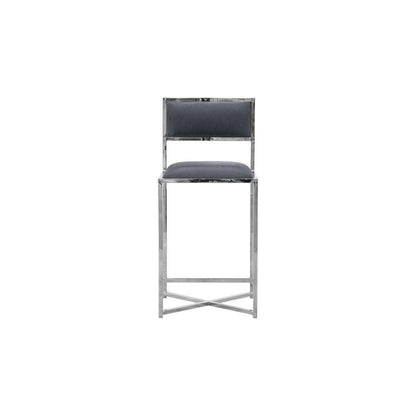 Modus Furniture - Amalfi X-Base Counter Stool in Cobalt (Set of 2) - 1AE870X veiw 3