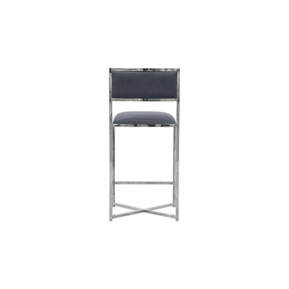 Modus Furniture - Amalfi X-Base Counter Stool in Cobalt (Set of 2) - 1AE870X veiw 4