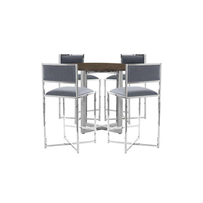 Modus Furniture - Amalfi X-Base Counter Stool in Cobalt (Set of 2) - 1AE870X veiw 5