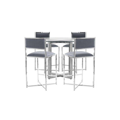 Modus Furniture - Amalfi X-Base Counter Stool in Cobalt (Set of 2) - 1AE870X veiw 6