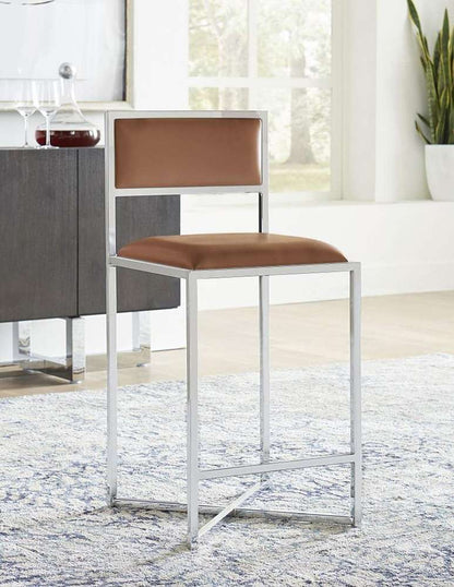 Modus Furniture - Amalfi X-Base Counter Stool in Cognac (Set of 2) - 1A8370X veiw 1