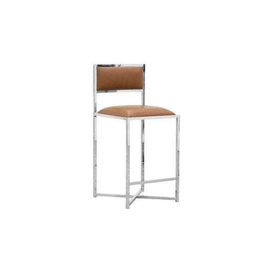 Modus Furniture - Amalfi X-Base Counter Stool in Cognac (Set of 2) - 1A8370X veiw 2