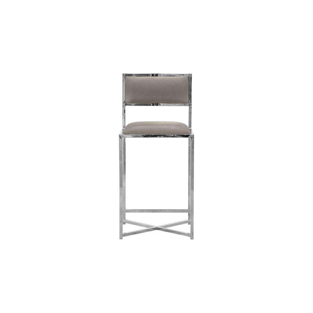 Modus Furniture - Amalfi X-Base Counter Stool in Taupe (Set of 2) - 1AE270X veiw 4