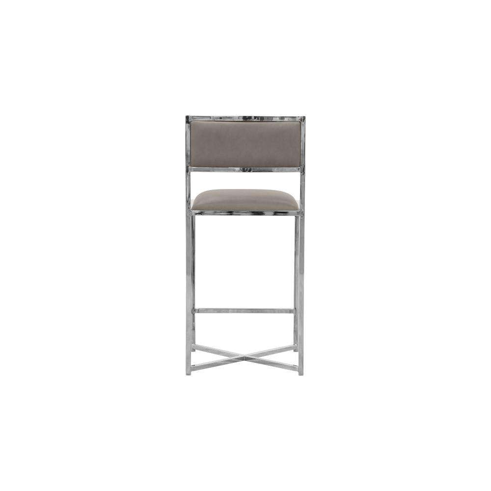 Modus Furniture - Amalfi X-Base Counter Stool in Taupe (Set of 2) - 1AE270X veiw 5