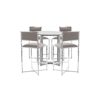 Modus Furniture - Amalfi X-Base Counter Stool in Taupe (Set of 2) - 1AE270X veiw 6