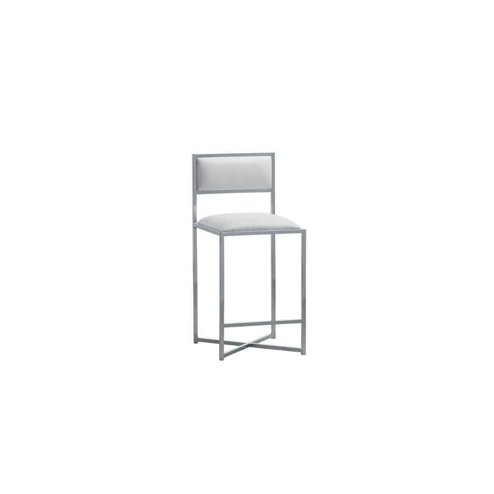 Modus Furniture - Amalfi X-Base Counter Stool in White (Set of 2) - 1AA470X veiw 2