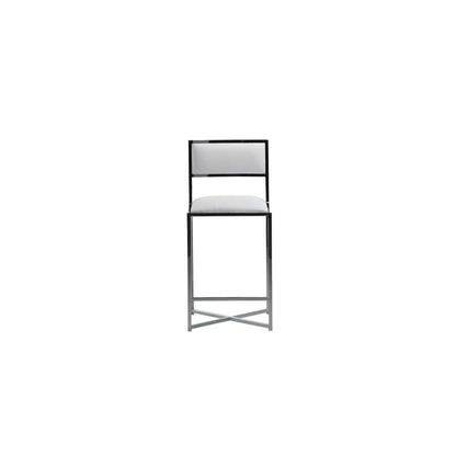 Modus Furniture - Amalfi X-Base Counter Stool in White (Set of 2) - 1AA470X veiw 3
