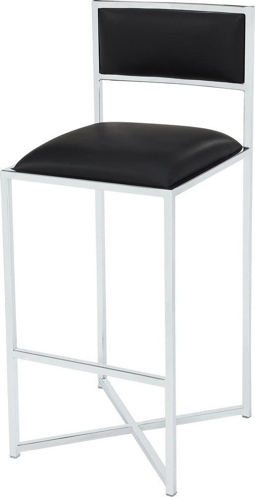 Modus Furniture - Amalfi X Bse Br Stl - Soot/Chrm Set of 2 - 1AZV68X_2 view 1