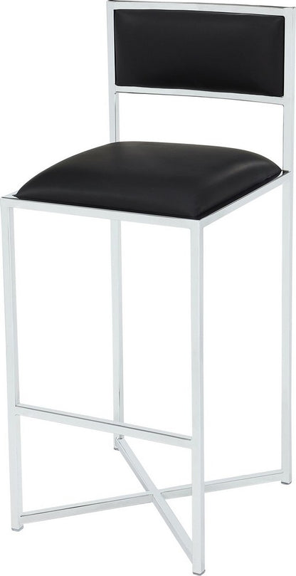 Modus Furniture - Amalfi X Bse Br Stl - Soot/Chrm Set of 2 - 1AZV68X_2 view 1