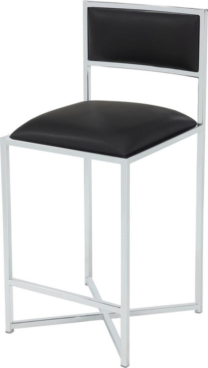 Modus Furniture - Amalfi X Bse Ct Stl - Soot/Chrm Set of 2 - 1AZV70X_2 view 1