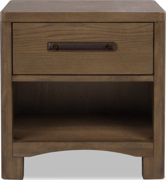 Modus Furniture - Arden 1-Drw NS - Tavern Brown - YK2R81 view 2