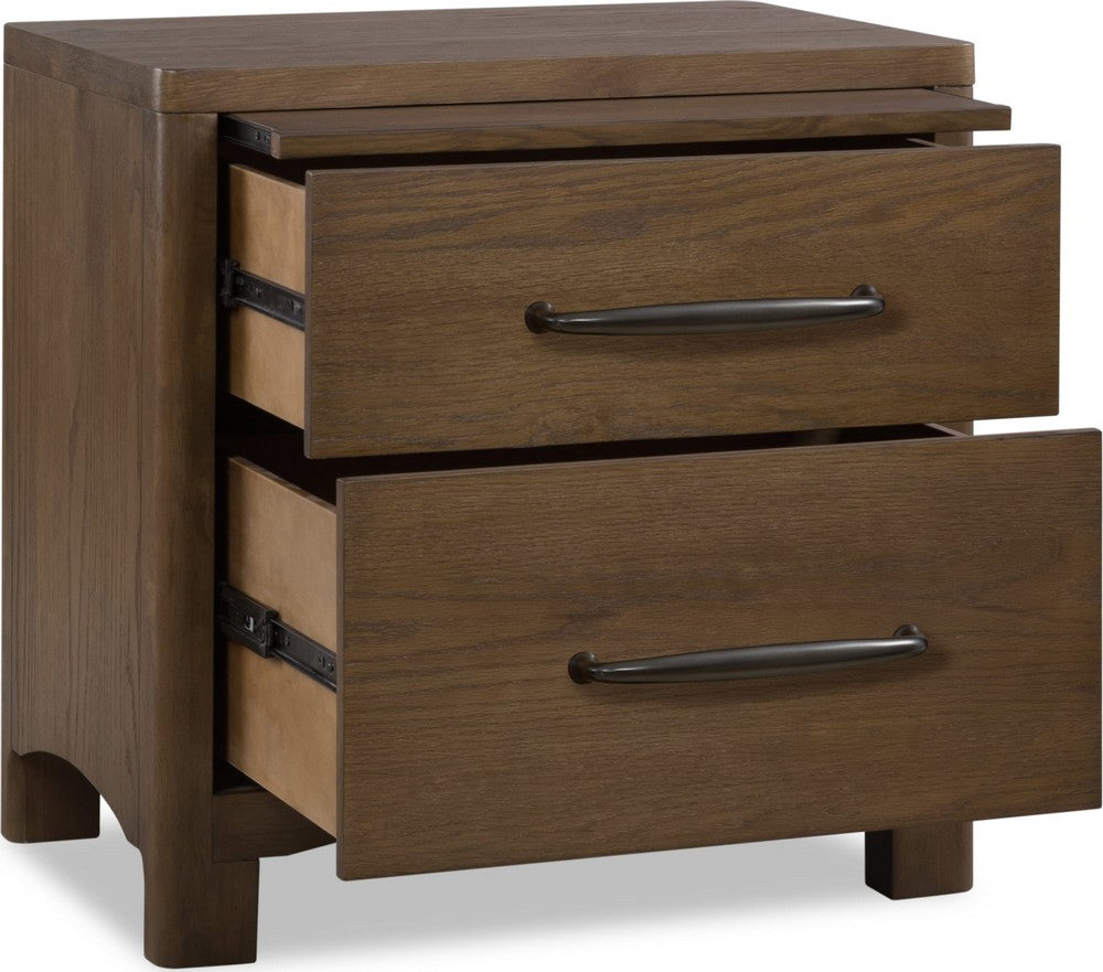 Modus Furniture - Arden 2-Drw NS - Tavern Brown - YK2R81B view 3