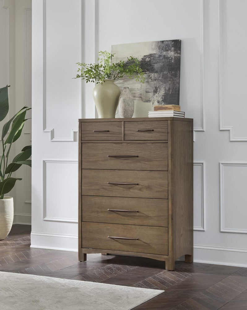 Modus Furniture - Arden 6 Drw Chest - Tvrn Brown - YK2R84 view 5