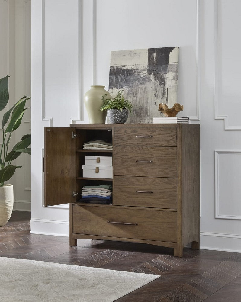 Modus Furniture - Arden Door Chest - Tavrn Brown - YK2R85 view 5