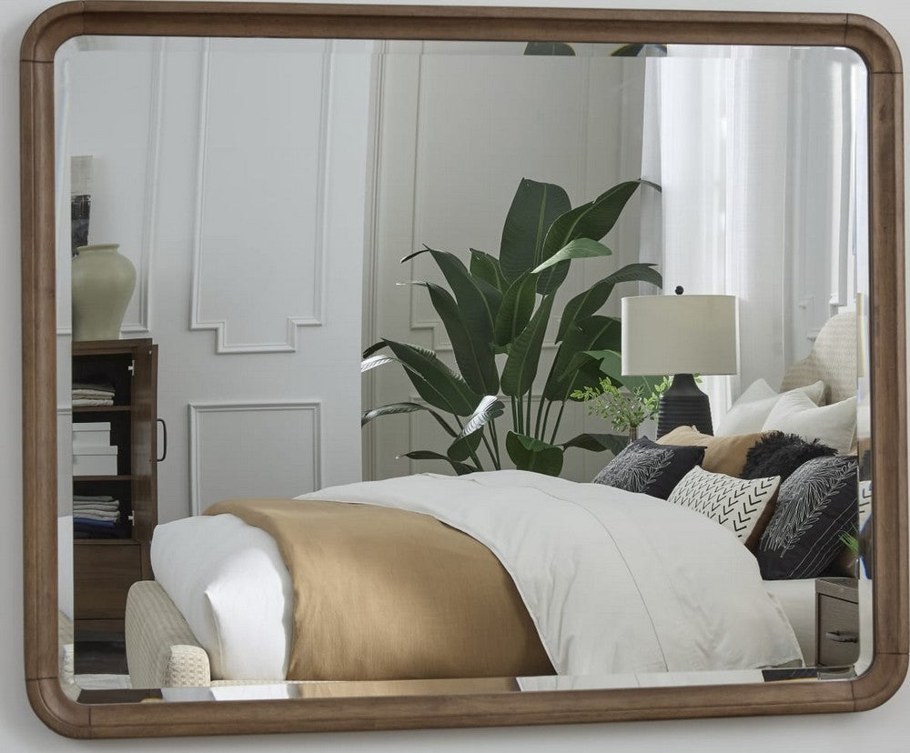 Modus Furniture - Arden Drs Mirror - Tavern Brwn - YK2R83 view 4