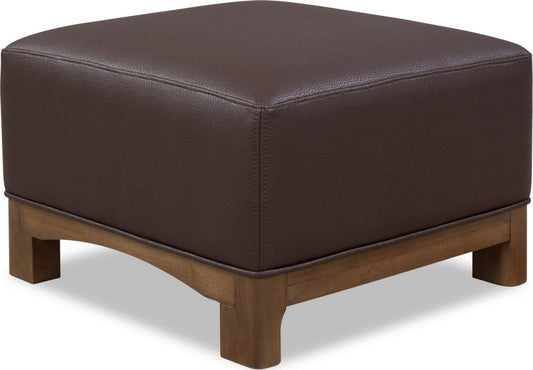 Modus Furniture - Arden Uph Ottoman - D Ch/T Bwn - YK2R88 view 1