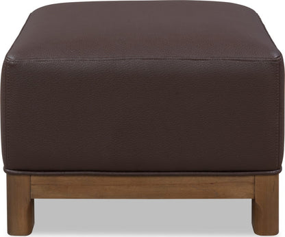 Modus Furniture - Arden Uph Ottoman - D Ch/T Bwn - YK2R88 view 2