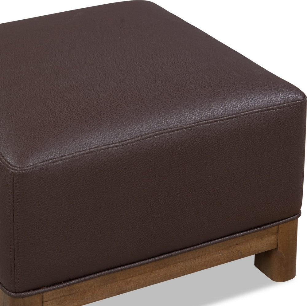 Modus Furniture - Arden Uph Ottoman - D Ch/T Bwn - YK2R88 view 4