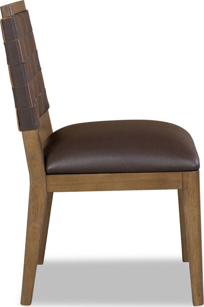 Modus Furniture - Arden Wvn Sd Chair - D C/T Brn Set of 2 - YK2R64_2 view 3