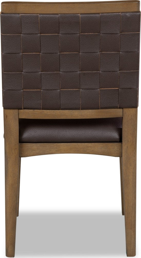 Modus Furniture - Arden Wvn Sd Chair - D C/T Brn Set of 2 - YK2R64_2 view 5