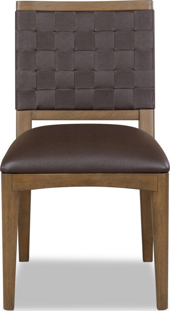 Modus Furniture - Arden Wvn Sd Chair - D C/T Brn - YK2R64_1 view 2
