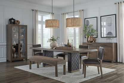 Modus Furniture - Arden Wvn Sd Chair - D C/T Brn - YK2R64_1 view 8