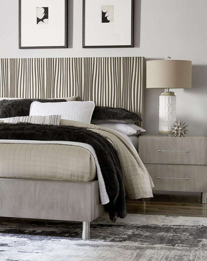 Modus Furniture - Argento Nightstand in Misty Grey - 9DM881 veiw 3