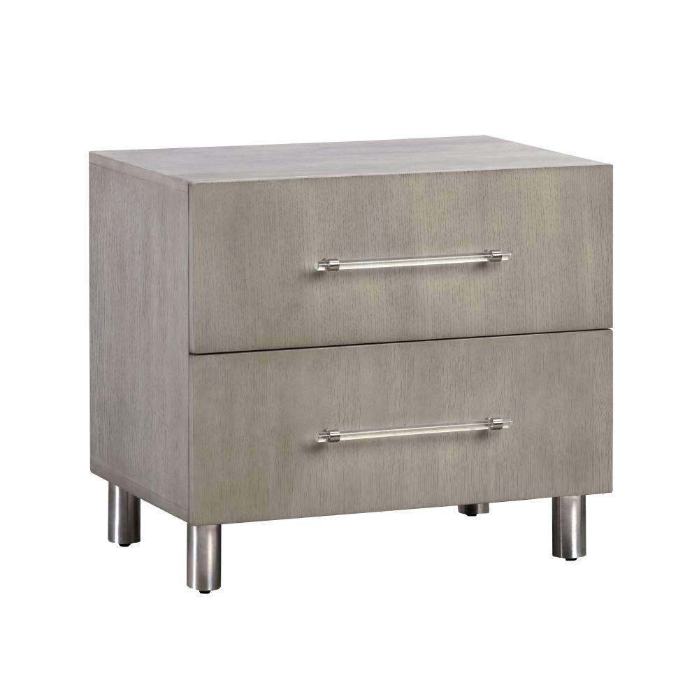 Modus Furniture - Argento Nightstand in Misty Grey - 9DM881 veiw 5