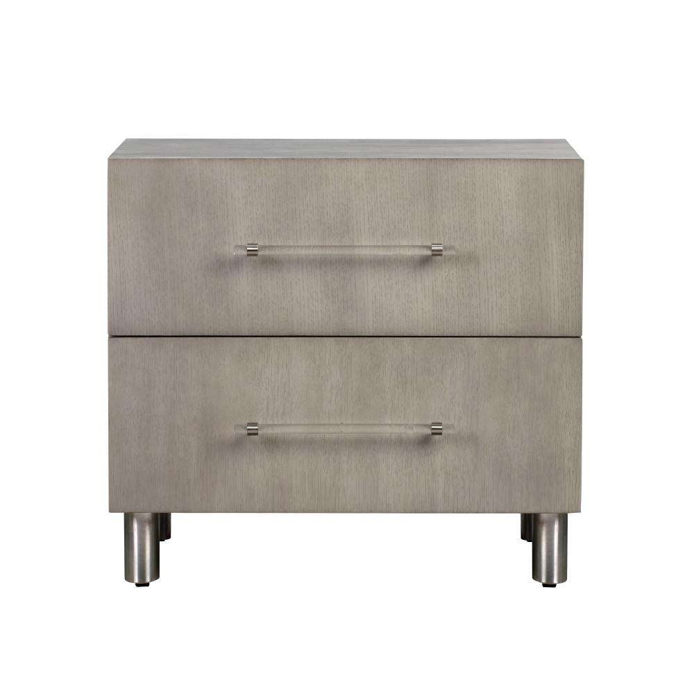 Modus Furniture - Argento Nightstand in Misty Grey - 9DM881 veiw 6