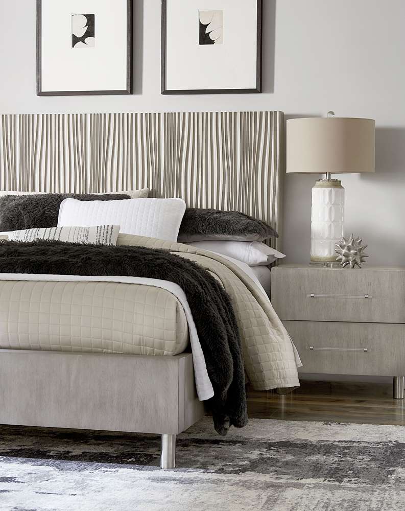 Modus Furniture - Argento Queen Bed in Misty Grey - 9DM8H5 veiw 3