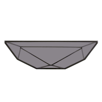 Modus Furniture - Aria Smoked Glass and Polished Stainless Steel Console Table - 4VG523 veiw 7