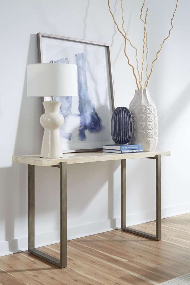 Modus Furniture - Ariela Console Table in Desert Taupe - FLBK23 veiw 1