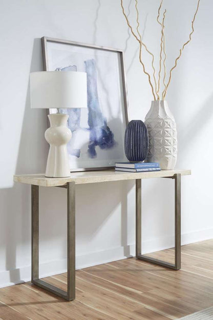 Modus Furniture - Ariela Console Table in Desert Taupe - FLBK23 veiw 1