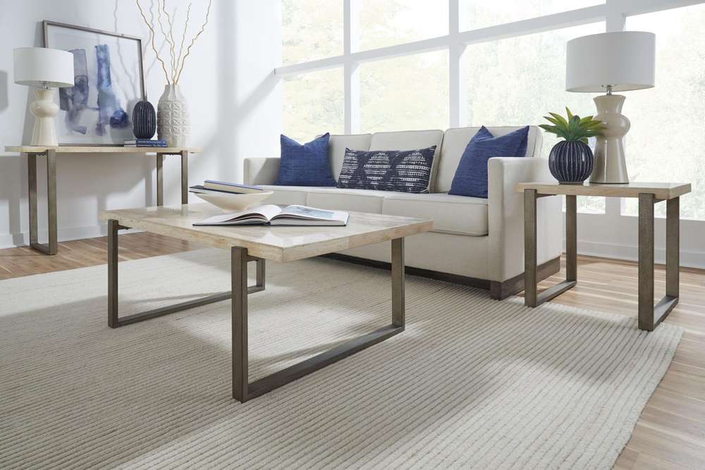 Modus Furniture - Ariela End Table in Desert Taupe - FLBK22 veiw 2