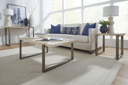 Modus Furniture - Ariela End Table in Desert Taupe - FLBK22 veiw 2