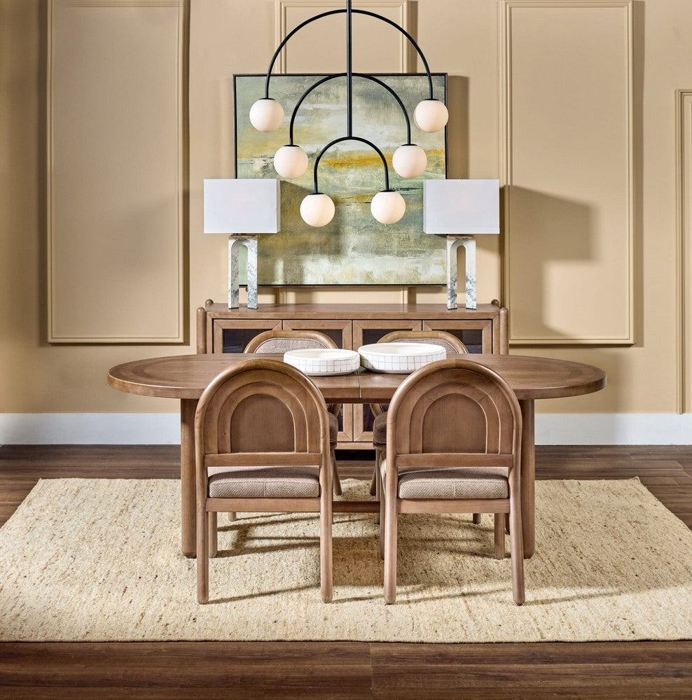 Modus Furniture - Astor Arc Bk Chair - Wt Bd/Clt Set of 2 - VW2C63_2 view 7