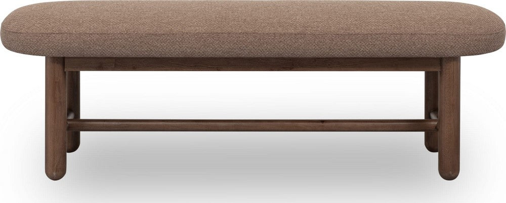 Modus Furniture - Astor Ovl Uph Bnch - Wt Bd/Clt - VW2C65BO view 2