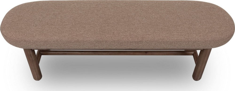 Modus Furniture - Astor Ovl Uph Bnch - Wt Bd/Clt - VW2C65BO view 4