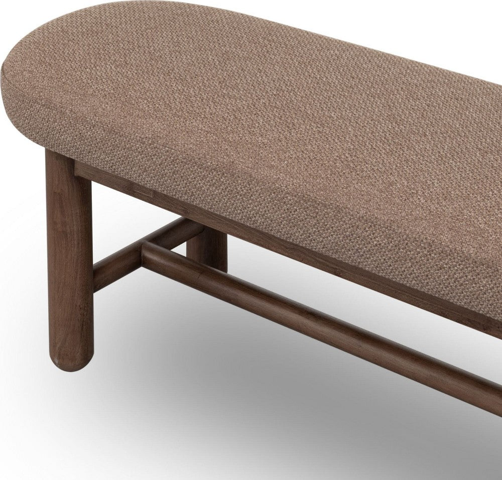Modus Furniture - Astor Ovl Uph Bnch - Wt Bd/Clt - VW2C65BO view 5