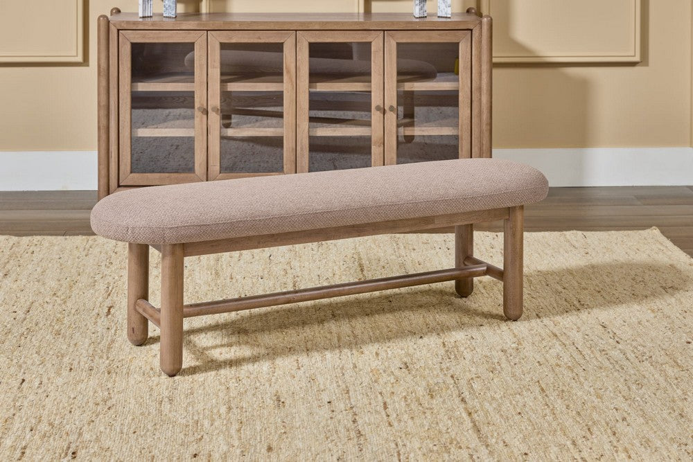Modus Furniture - Astor Ovl Uph Bnch - Wt Bd/Clt - VW2C65BO view 7