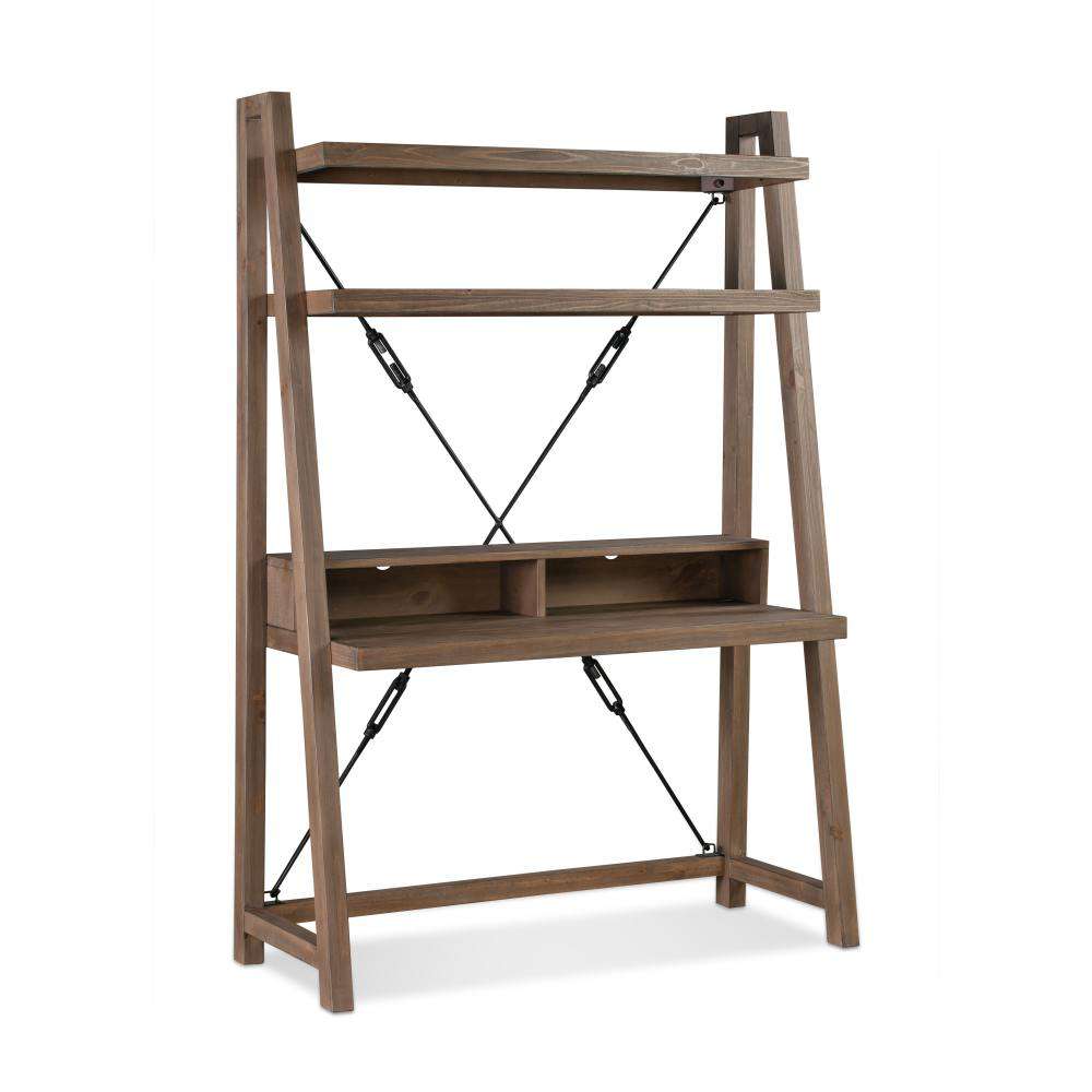 Modus Furniture - Autumn Ladder Desk in Flint Oak - 8FJ812L veiw 5