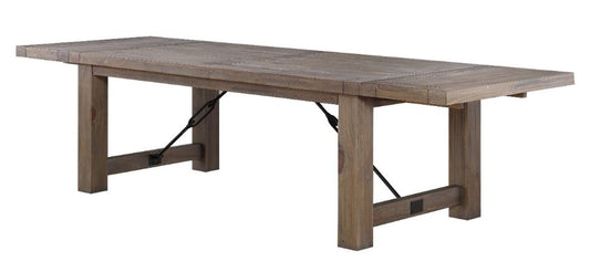 Modus Furniture - Autumn Solid Wood Extending Dining Table in Flink Oak - 8FJ861 veiw 1