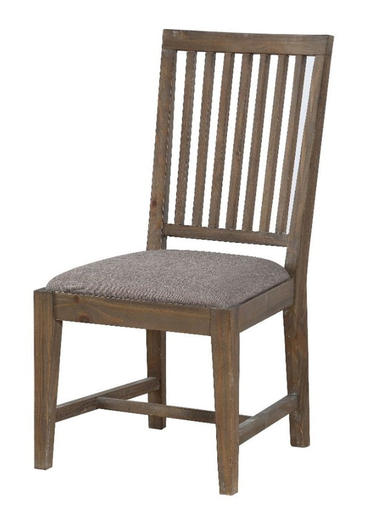 Modus Furniture - Autumn Solid Wood Upholstered Dining Chair in Flint Oak (Set of 2) - 8FJ866 veiw 1