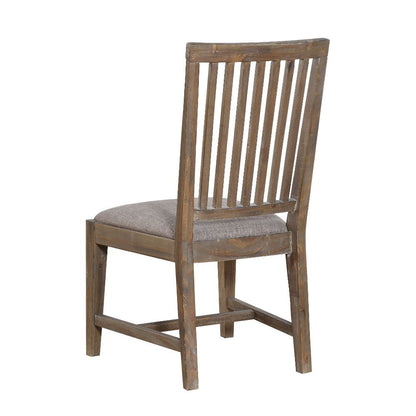 Modus Furniture - Autumn Solid Wood Upholstered Dining Chair in Flint Oak (Set of 2) - 8FJ866 veiw 5